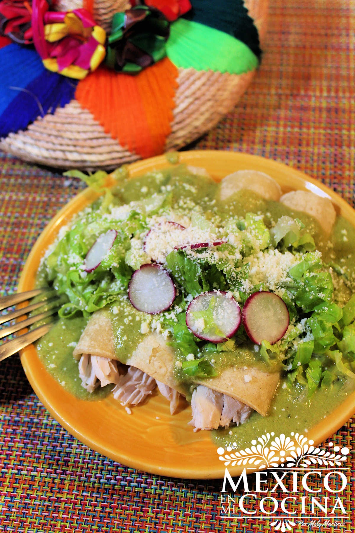 sopa de papa y chile poblano