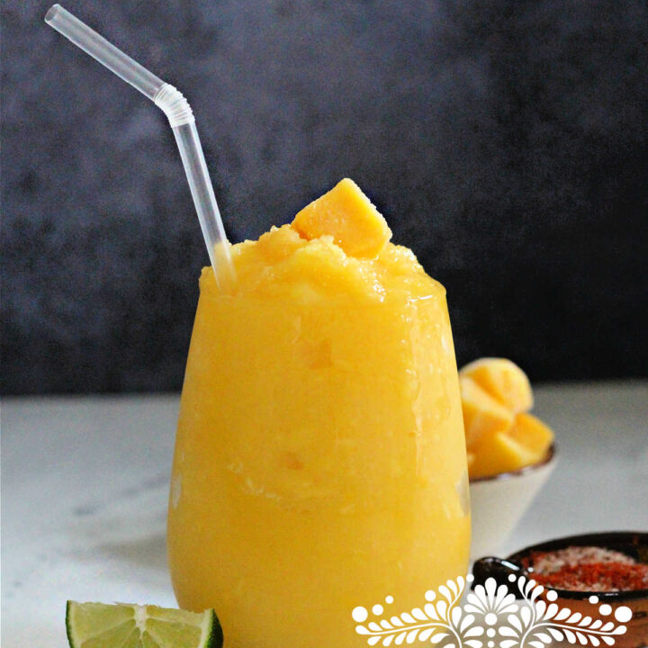 Margarita de mango congelado